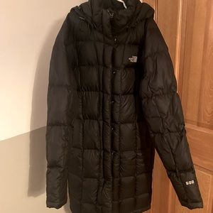 The North Face Women’s Metropolis Parka Down Long Coat. Black, Small.
